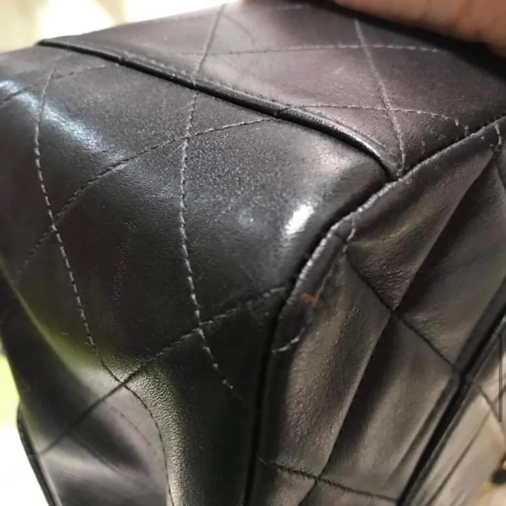 Chanel jumbo vintage flap lambskin bag - Picture 10 of 15